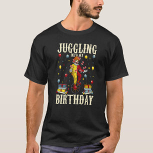 T-shirt Cirque clown du 2e anniversaire en train de se tra