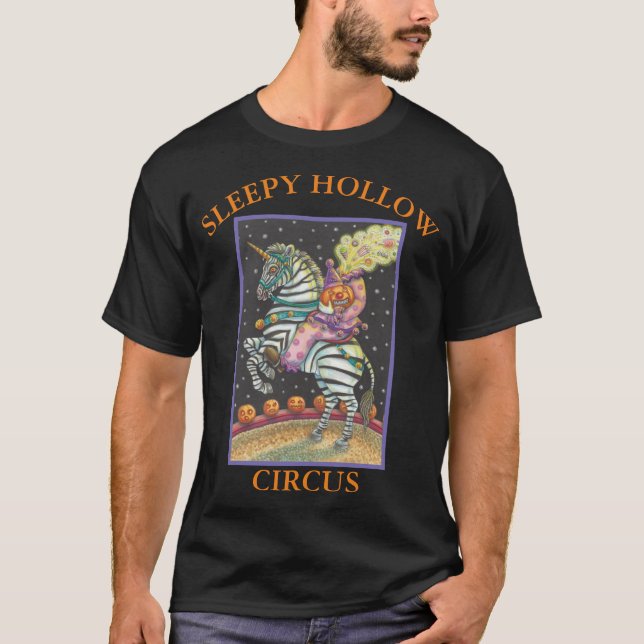 T-SHIRT CIRQUE DE COUCHER ET ZEBRA (Devant)