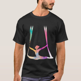 T-shirt Cirque de soie aérienne Yoga