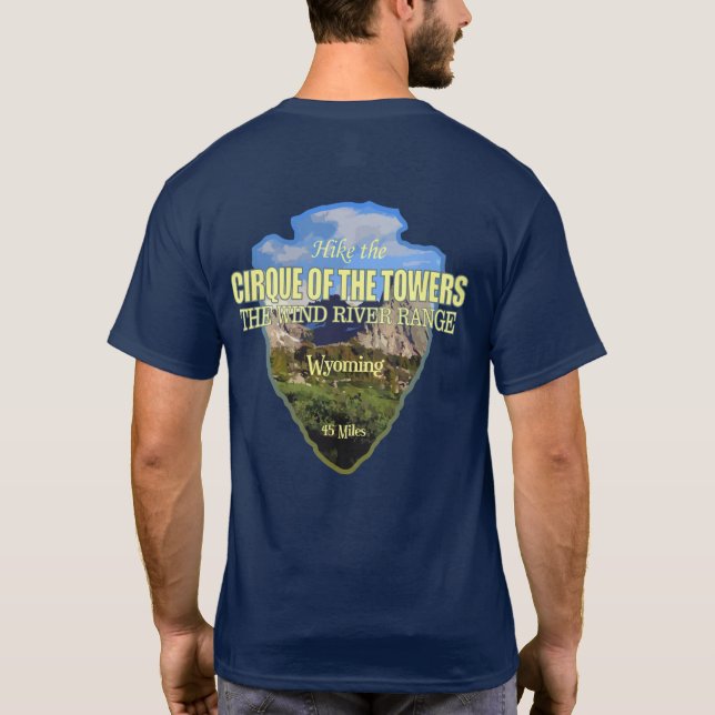 T-shirt Cirque des Tours (flèche) (Dos)