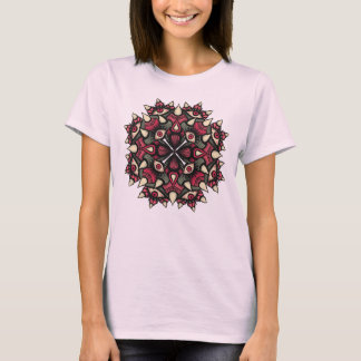 T-shirt Cirque d'horreur rose pastel goth