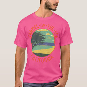 T-shirt Cirque en détresse rétro de Californie Carmel-By-T