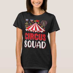 T-shirt Cirque Escouade Cirque Thème Anniversaire Fête Cos