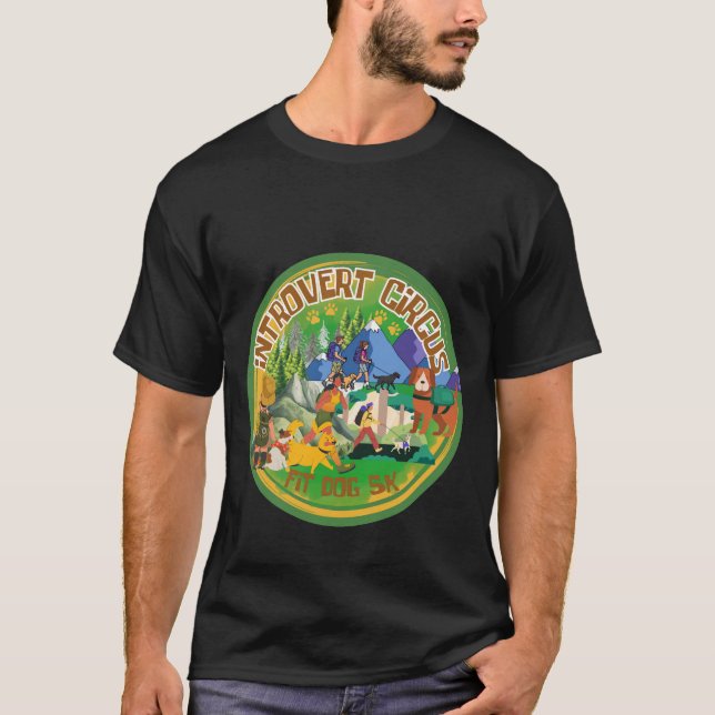 T-shirt Cirque Introverti Explorer 5k (Devant)