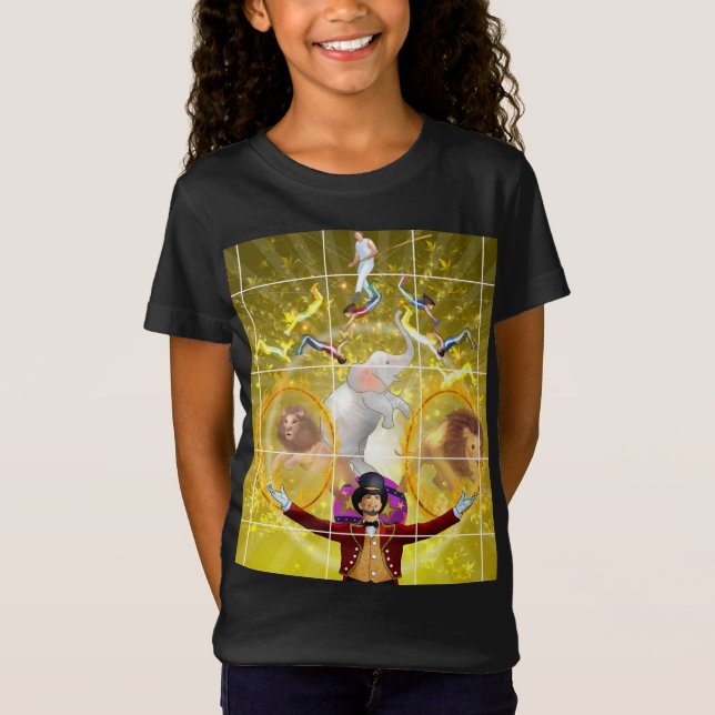 T-Shirt Cirque Jaune  (Devant)