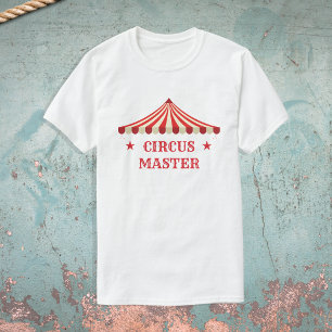 T-shirt Cirque Master Anniversaire Thème de fête Parents