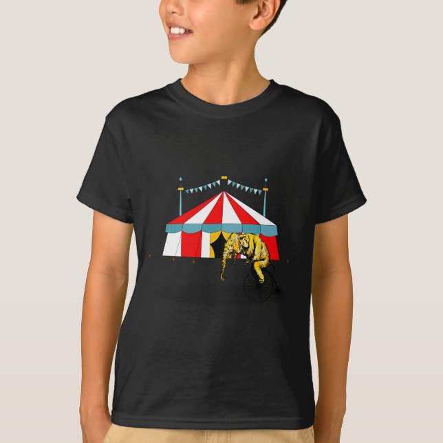 T-shirt Cirque Memorabilia En mémoire des éléphants de cir (Devant)