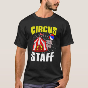 T-shirt Cirque Personnel Cute Elephant Circus Événement Ca