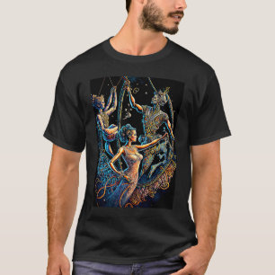 T-shirt Cirque Trapeze Artistes Artistes Spectateurs Cirqu