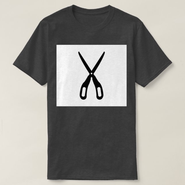 T-shirt ciseaux ClassicCopy (Design devant)