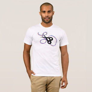 T-shirt Ciseaux de barbier tourbillon