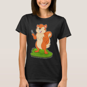 T-shirt Ciseaux de coiffeur d'écureuil