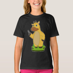 T-shirt Ciseaux de coiffeur Giraffe