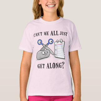 T-shirt Ciseaux de papier-roche
