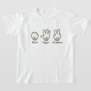 T-shirt Ciseaux de papier roche MICKEY MAIN MAMAIRES DE SO