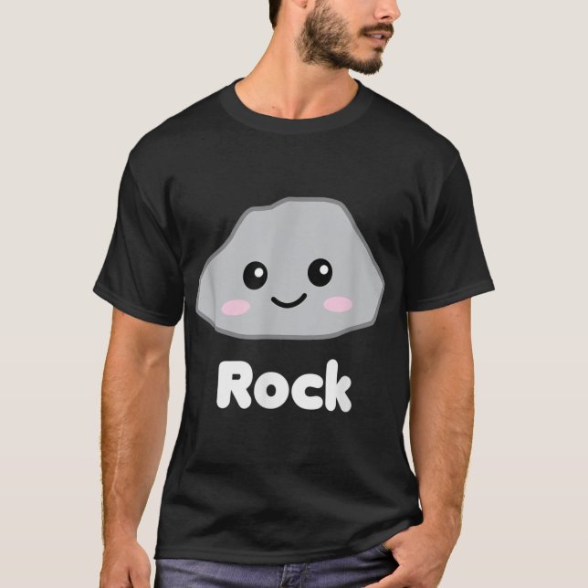 T-shirt Ciseaux Papier Rocher Facile Groupe Halloween Cost (Devant)