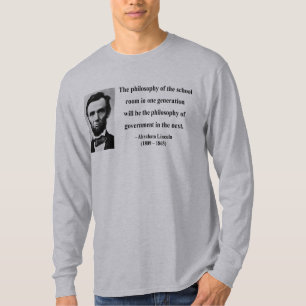 T-shirt Citation 11b d'Abraham Lincoln
