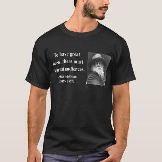 T-shirt Citation 12b de Whitman