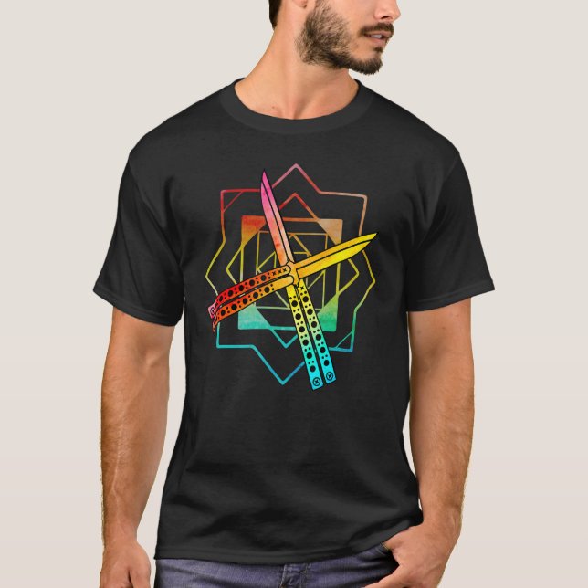 T-shirt Citation 1 du couteau papillon Balisong (Devant)