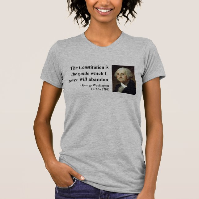 T-shirt Citation 4b de George Washington (Devant)