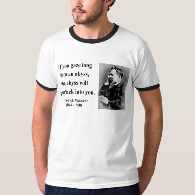 T-shirt Citation 4b de Nietzsche (Devant)