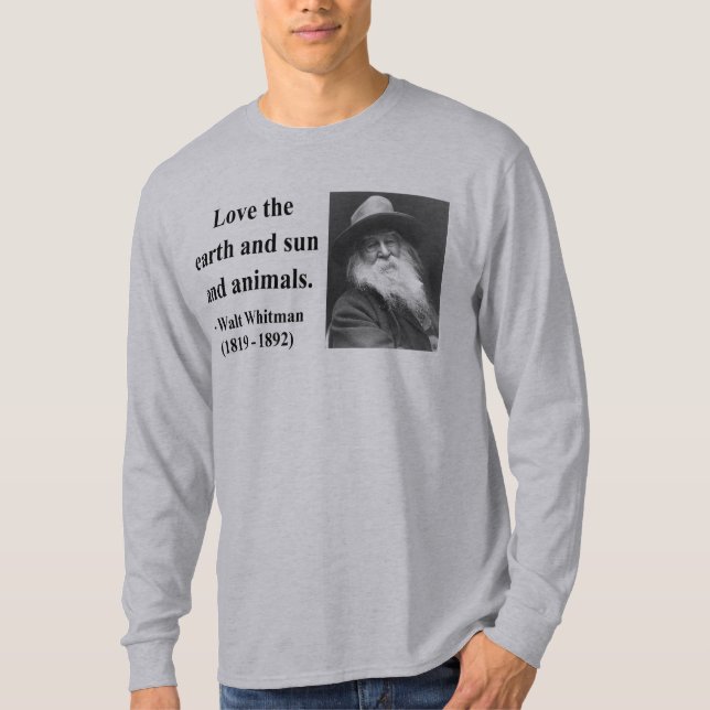 T-shirt Citation 4b de Whitman (Devant)