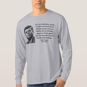 T-shirt Citation 5b de JFK