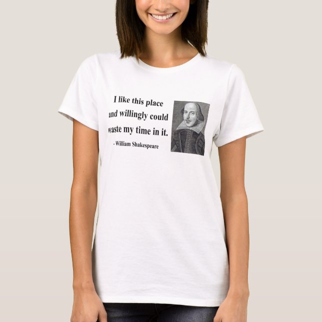 T-shirt Citation 6b de Shakespeare (Devant)