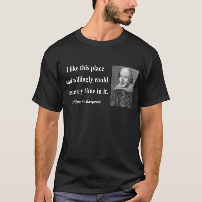 T-shirt Citation 6b de Shakespeare (Devant)