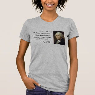 T-shirt Citation 7b de George Washington