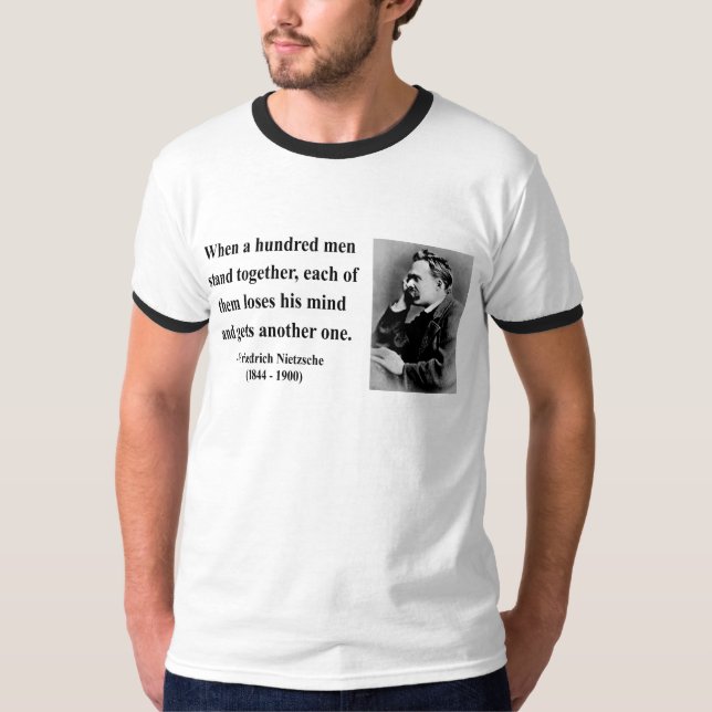 T-shirt Citation 7b de Nietzsche (Devant)