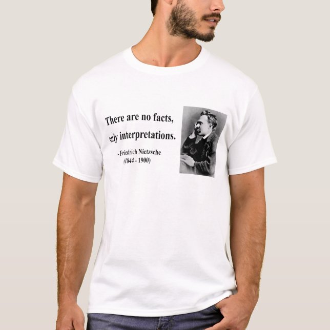 T-shirt Citation 9b de Nietzsche (Devant)