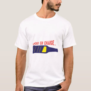 T-shirt citation_alcool_humour_apero_en_charge_bouteille_d