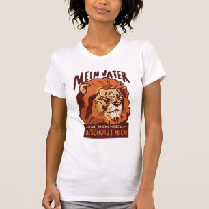 T-shirt Citation allemande de lion