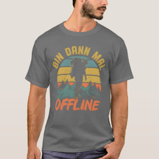 T-shirt Citation allemande drôle Fille randonnée