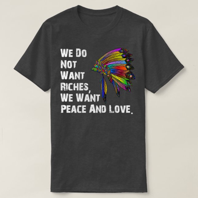 T-shirt Citation amérindienne (2) (Design devant)