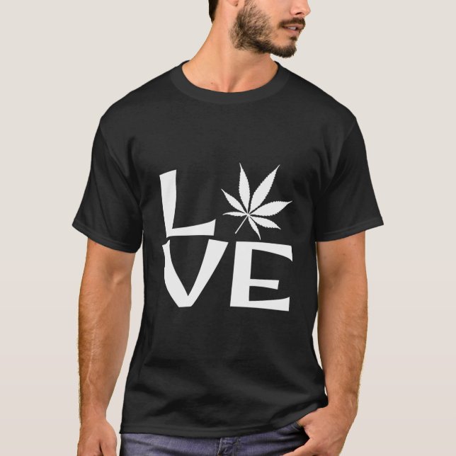 T-shirt Citation Amusant Et Fun Party Pot Leaf Stoner Love (Devant)