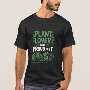 T-shirt Citation amusante de jardinier drôle amateur de pl