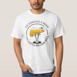 T-shirt Citation amusante de l'amoureux de la bière - Bi