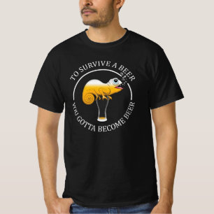 T-shirt Citation amusante de l'amoureux de la bière - Bièr