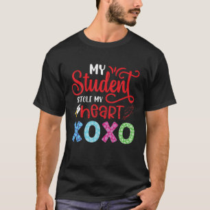 T-shirt Citation amusante de l'enseignant Valentine's Day