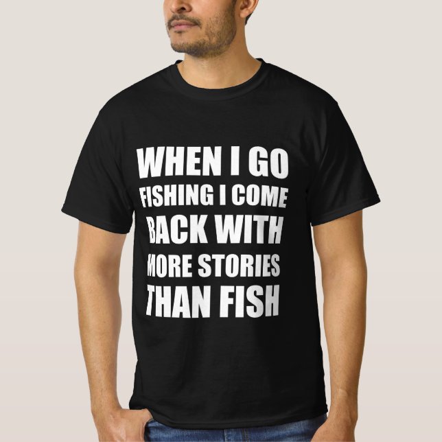 T-shirt Citation amusante de pêche (Devant)