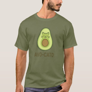 T-shirt Citation amusante disant Avo Cato Humour Cat Avoca