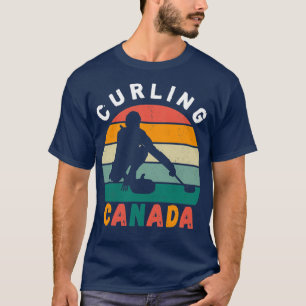 T-shirt Citation amusante pour curling amoureux canada cur