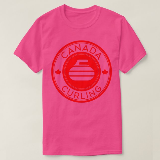 T-shirt Citation amusante pour curling amoureux canada cur (Design devant)