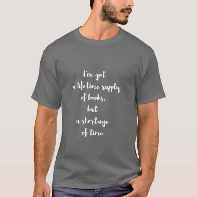 T-shirt Citation amusante pour les amateurs de livres Addi (Devant)