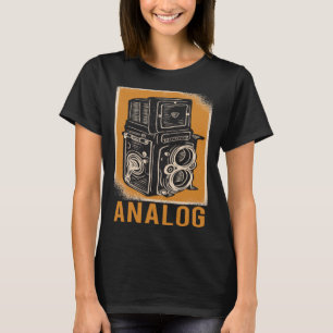 T-shirt Citation amusante Rétro Analogique Valve Amp Hi Fi