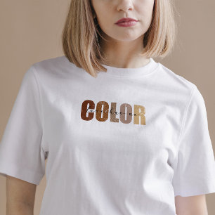 T-shirt Citation anti-racisme, L'AMOUR N'A PAS DE COULEUR,