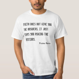 T-shirt Citation athée