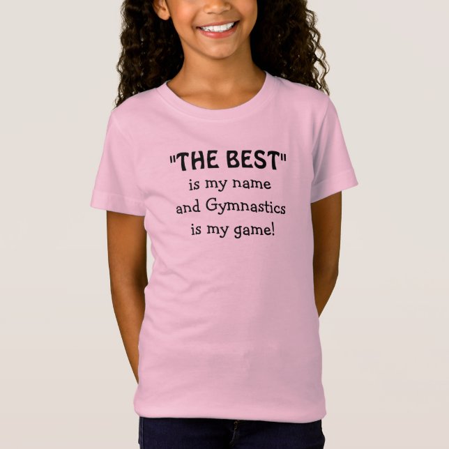 T-Shirt Citation Athlétique Gymnastique (Devant)